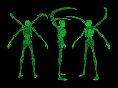 Nightmare Monster 3 Model 3D