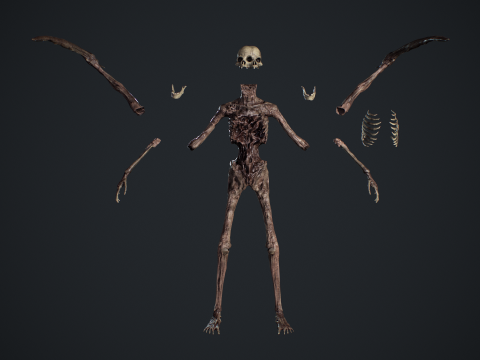 Nightmare Monster 3 Model 3D