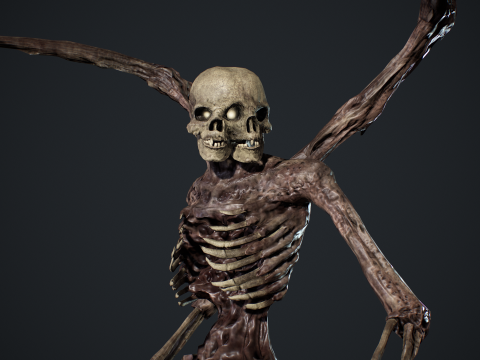 Nightmare Monster 3 Model 3D