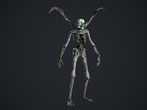 Nightmare Monster 3 Model 3D