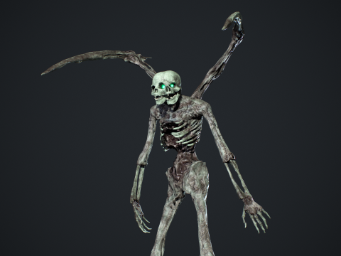 Nightmare Monster 3 Model 3D