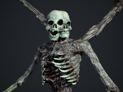 Nightmare Monster 3 Model 3D