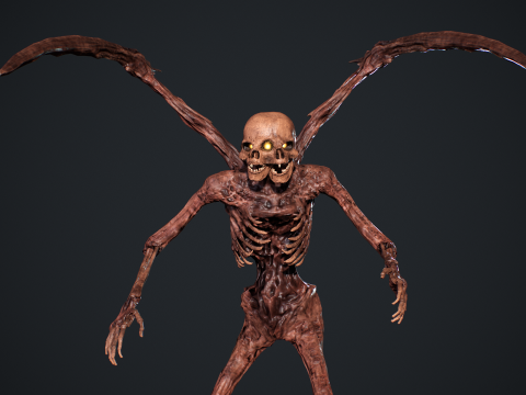 Nightmare Monster 3 Model 3D