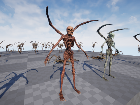 Nightmare Monster 3 Model 3D