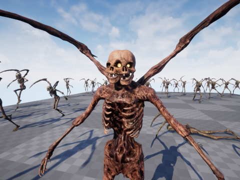 Nightmare Monster 3 Model 3D