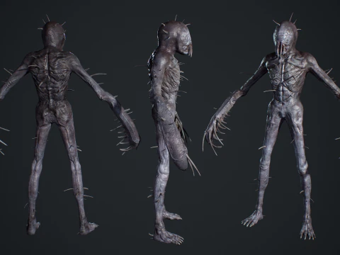 Nightmare Monster 4 3D Model
