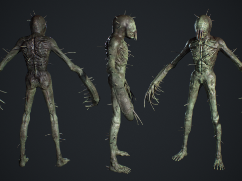 Nightmare Monster 4 Modelo 3D