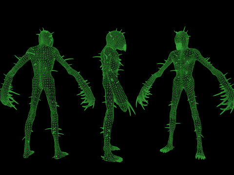 Nightmare Monster 4 Modelo 3D