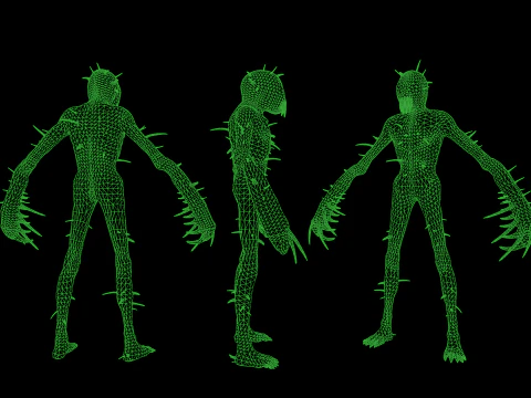 Nightmare Monster 4 3D Model
