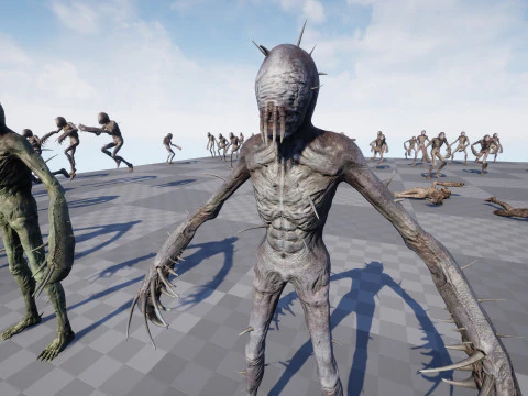 Nightmare Monster 4 3D Model