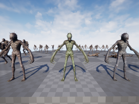 Nightmare Monster 4 Modelo 3D