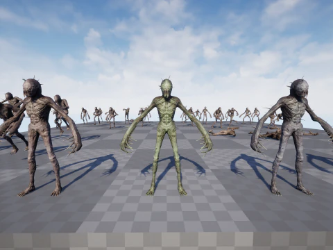 Nightmare Monster 4 3D Model