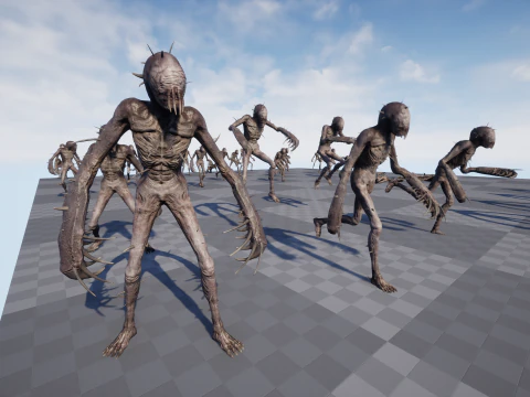 Nightmare Monster 4 3D Model