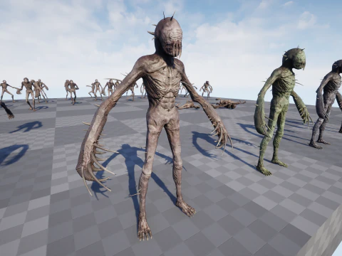 Nightmare Monster 4 3D Model