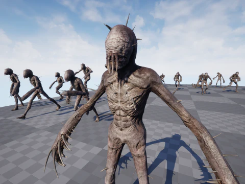 Nightmare Monster 4 3D Model