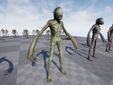 Nightmare Monster 4 3D Model