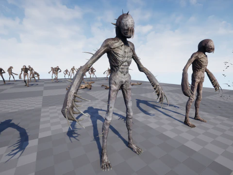 Nightmare Monster 4 3D Model