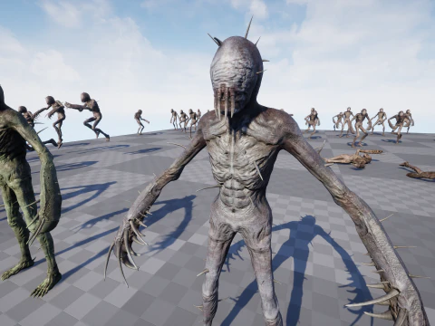 Nightmare Monster 4 3D Model
