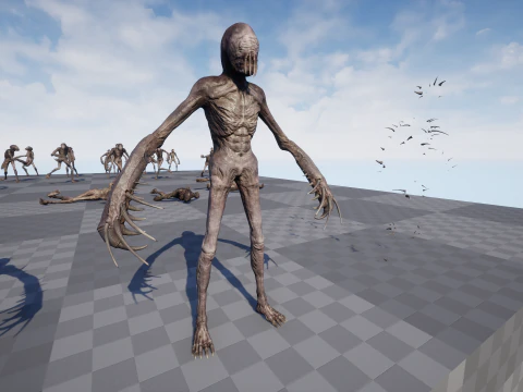 Nightmare Monster 4 3D Model