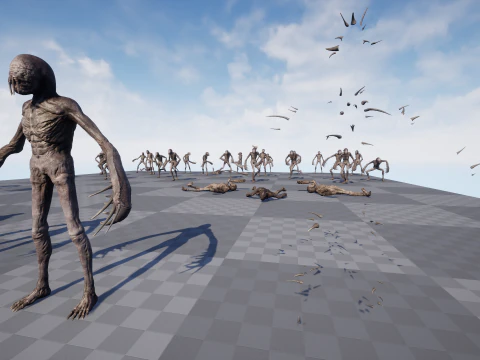Nightmare Monster 4 3D Model