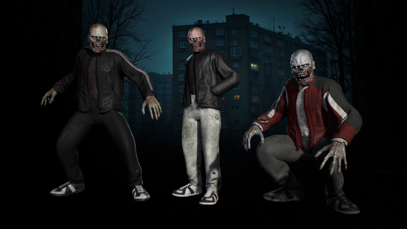Zombie Gopnik Modelo 3D .c4d .max .obj .3ds .fbx .stl .blend