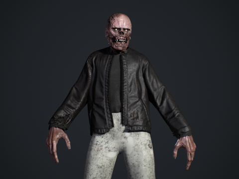 Zombie Gopnik Modelo 3D