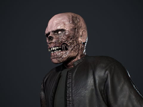 Zombie Gopnik Modelo 3D