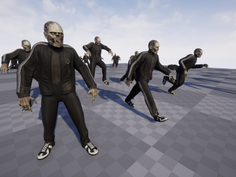 Zombie Gopnik Modelo 3D