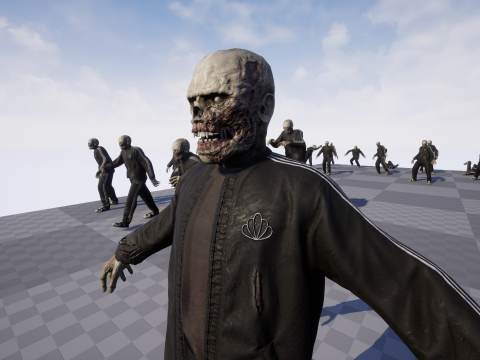 Zombie Gopnik Modelo 3D