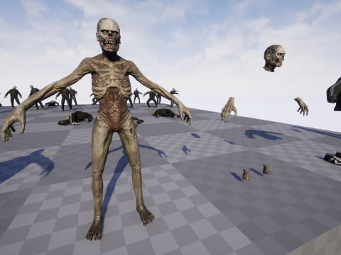 Zombie Gopnik Modelo 3D