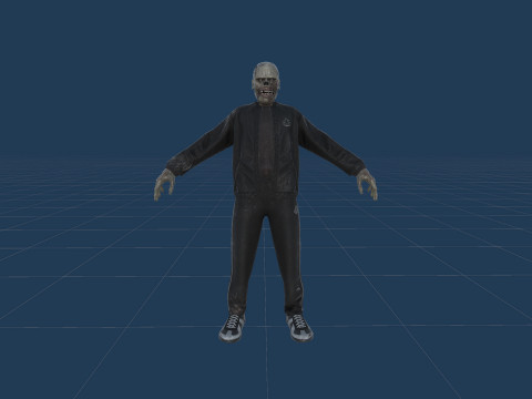 Zombie Gopnik Modelo 3D