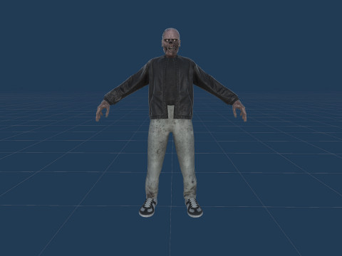 Zombie Gopnik Modelo 3D