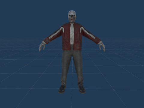 Zombie Gopnik Modelo 3D