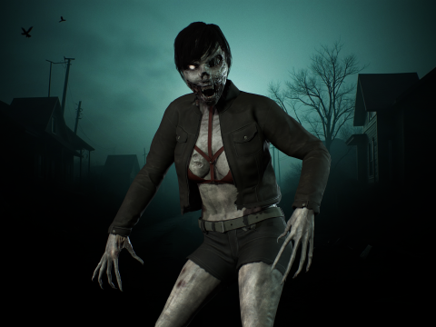 Zombie Girl 3D 모델