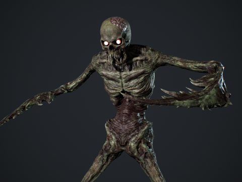 Nightmare Monster 5 3D मॉडल