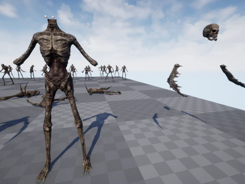 Nightmare Monster 5 3D Model