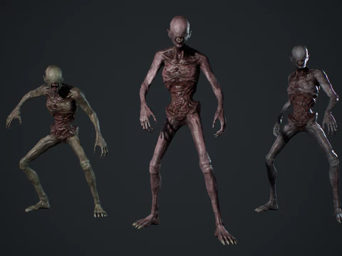 Nightmare Monster 6 3D Model