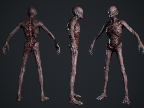 Nightmare Monster 6 3D Model