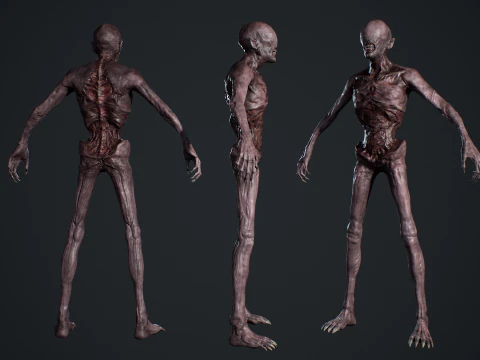 Nightmare Monster 6 3D Model