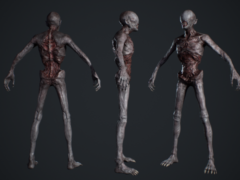 Nightmare Monster 6 3D Model