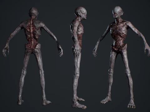 Nightmare Monster 6 3D Model