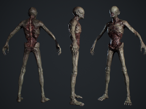 Nightmare Monster 6 3D Model