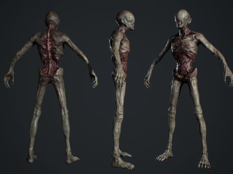 Nightmare Monster 6 3D Model