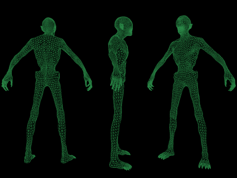 Nightmare Monster 6 3D Model