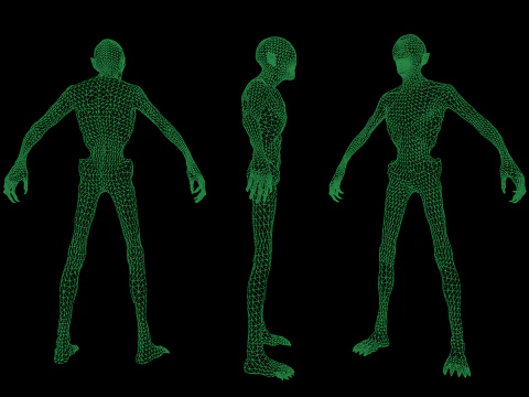 Nightmare Monster 6 3D Model