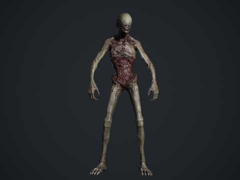 Nightmare Monster 6 3D Model