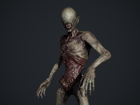 Nightmare Monster 6 3D Model