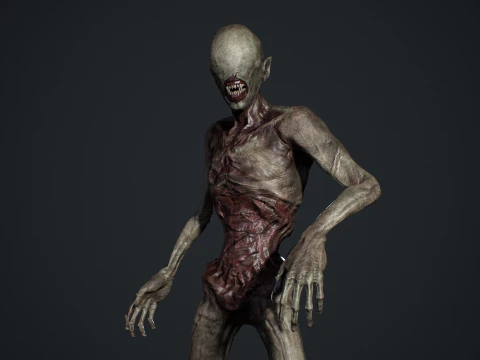 Nightmare Monster 6 3D Model