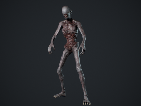 Nightmare Monster 6 3D Model