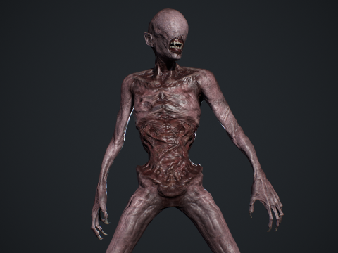 Nightmare Monster 6 3D Model